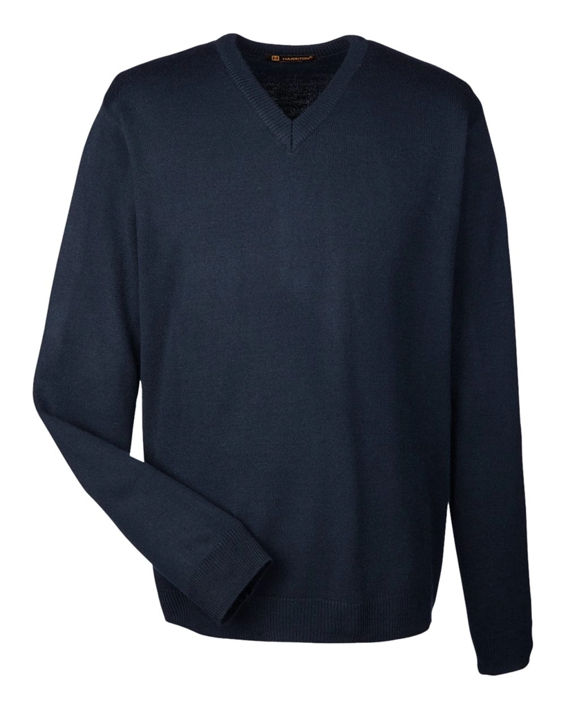 M420 - Harriton Men's Pilbloc™ V-Neck Sweater 