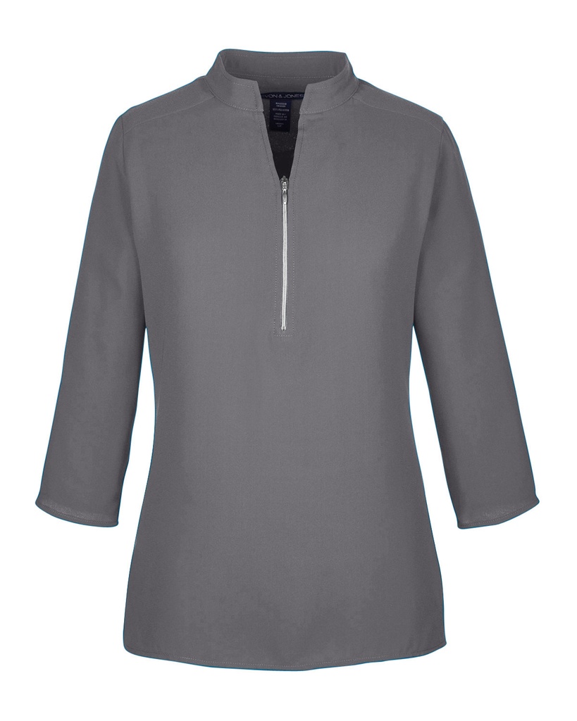DP611W  - Devon & Jones Ladies' Perfect Fit™ Three-Quarter Sleeve Crepe Tunic