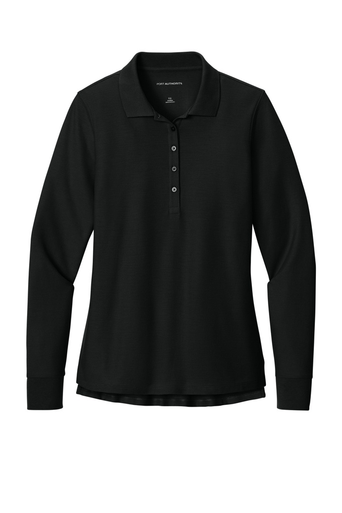 LK200LS - Port Authority® Women’s Wearever Signature Pique Long Sleeve Polo