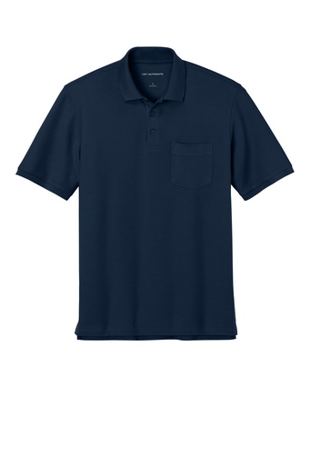 K200P - Port Authority® Wearever Signature Pique Pocket Polo (XS, River Blue Navy)